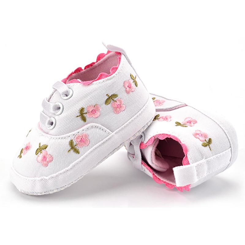 Baby Girl Shoes Floral Booties